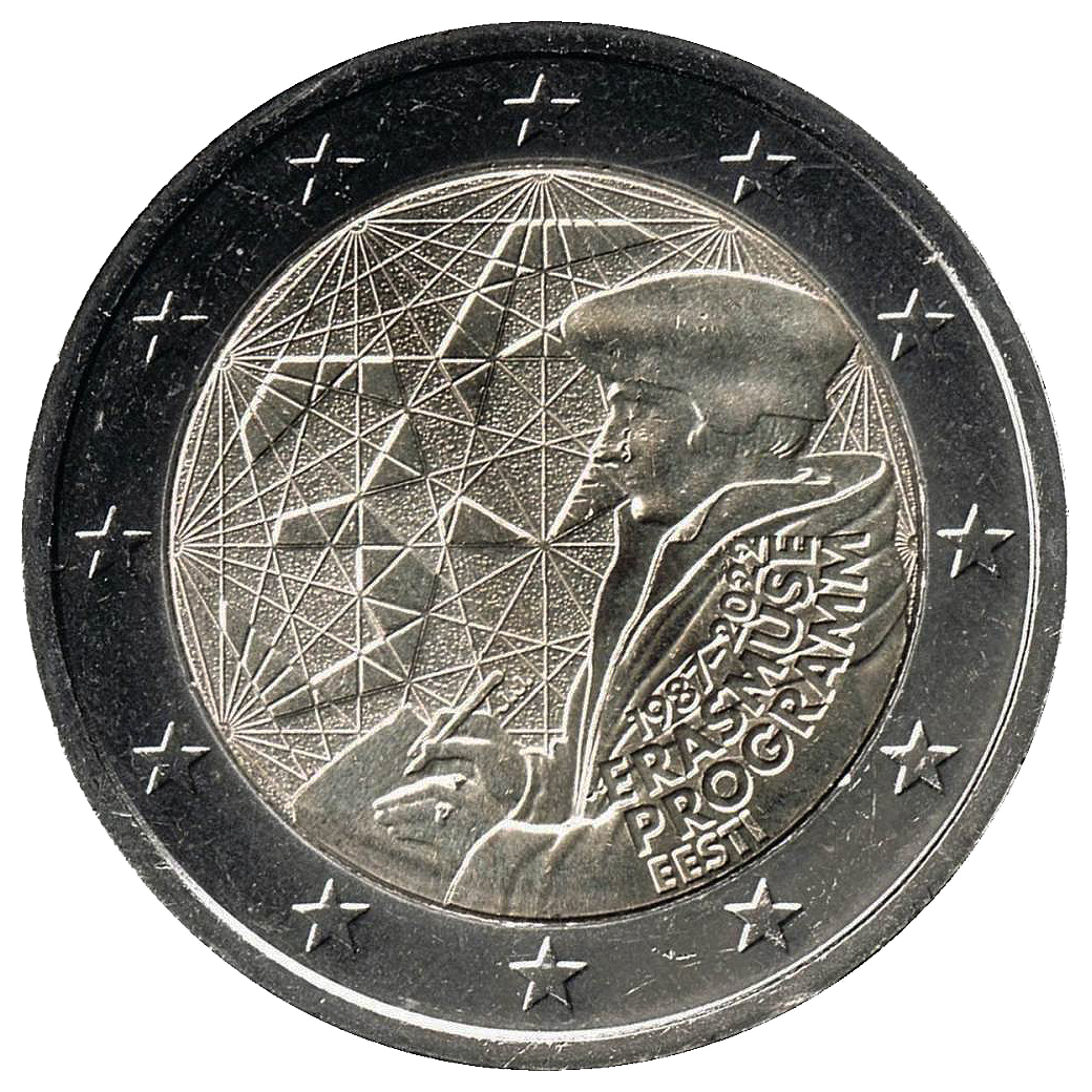 2 euros conmemorativa 35 Aniversario del Programa Erasmus